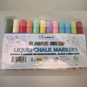 Chalk Pens For Chalkboard Blackboard Liquid Markers for Ad Board Signs LED Glass